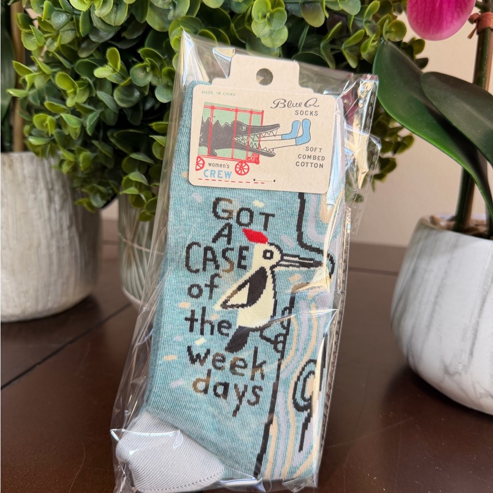Hilarious fun socks ‘Got a case of the Weekdays’ NWT - Picture 2 of 2